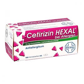 Cetirizin
Hexal Cetirizin Hexal
